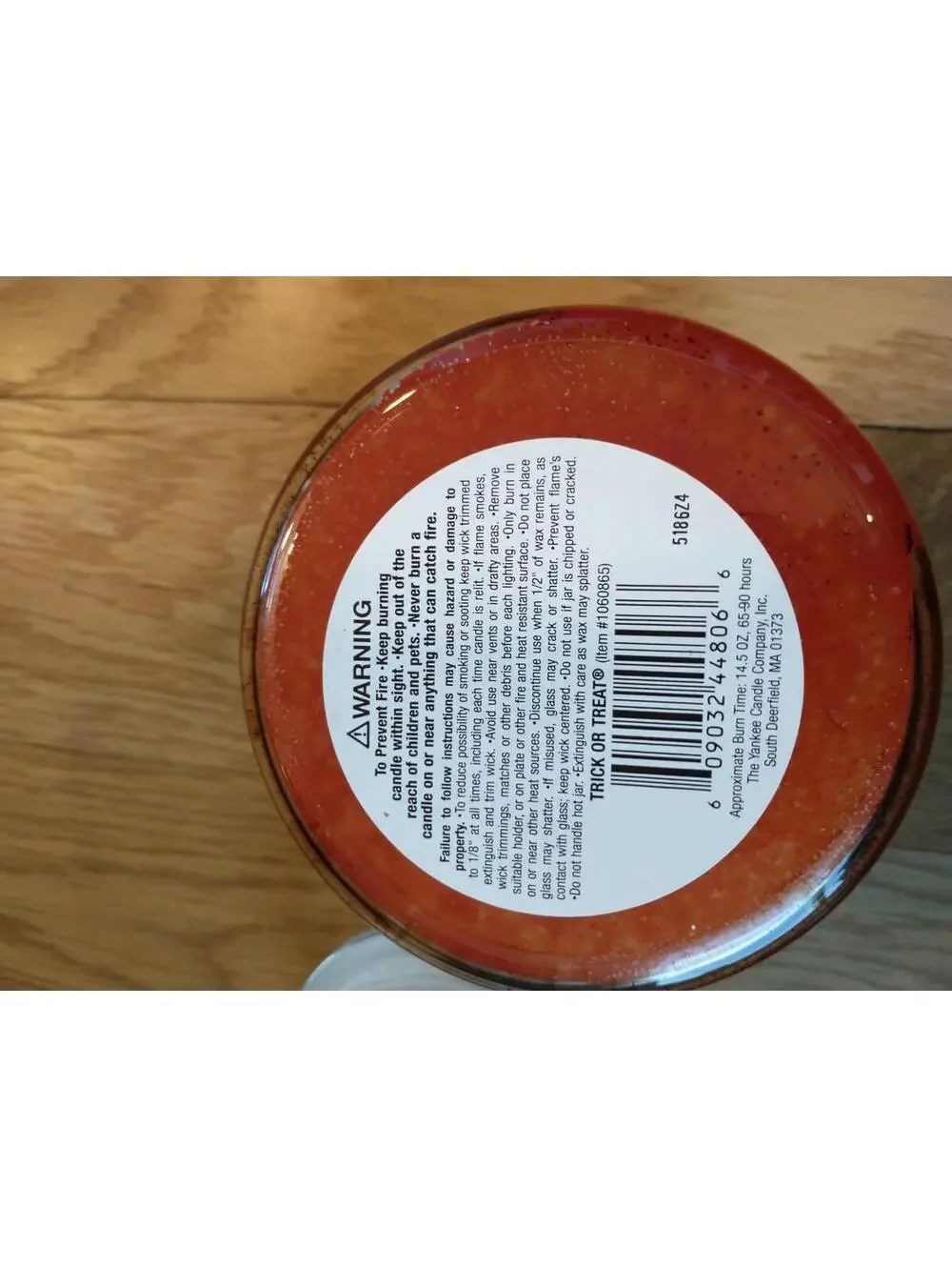 Yankee Candle Trick Or Treat Halloween Jar Candle 14.5 oz Retired Medium
